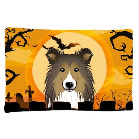 Carolines Treasures Halloween Sheltie Fabric Standard Pillowcase BB1800PILLOWCASE